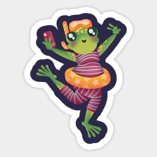 Cute Frog Sticker